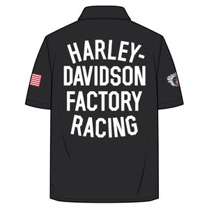 Harley SHIRT-KNITFACTORY RACINGBLAC 96377-26VX