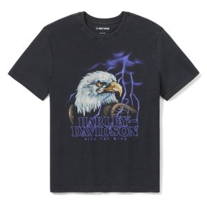 Mens Harley Leisure Wear: Harley 96718-25VM MEN'S LIGHTNING EAGLE TEE