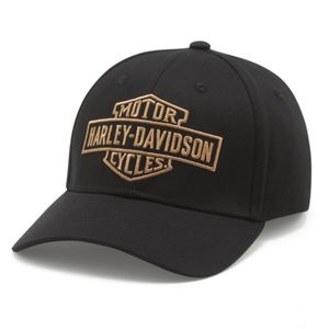 Harley HAT-STRETCH FITWOVENBLACK 97750-25VM