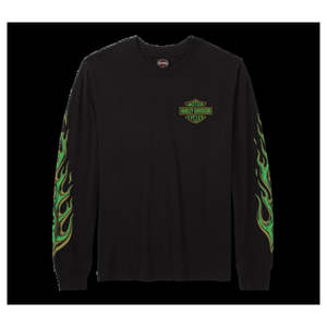 Mens Harley Leisure Wear: Harley TEE-KNITSKULLY MCGEEBLACK 96390-26VM