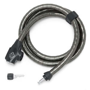 Milwaukee Eight Family Collection: 46089-98b Harley 46089-98B Armored Cable Lock