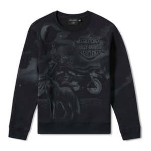 Harley PULLOVER-KNITBLACK 96782-25VM