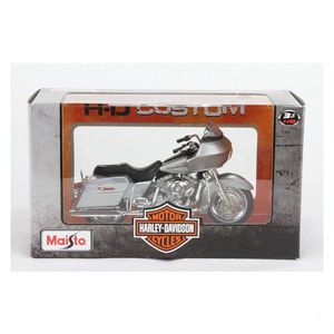 Harley Die Cast Replicas: ma31360ap-e Harley HD SERIES #42 2002 FLTR ROAD GLIDE SILVER ma31360ap-e ma31360ap-e