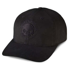 Harley 99421-16VM WILLIE G  SKULL  STRETCH BASEBALL HAT