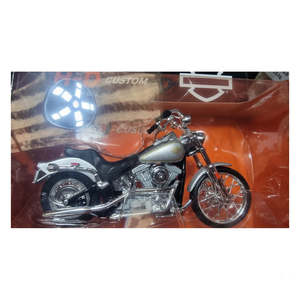 Harley Die Cast Replicas: ma31360ar-d Harley HD SERIES #44 1984 FXST SOFTAIL SILVER ma31360ar-d ma31360ar-d