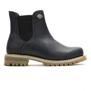 Harley wo-d84842 Harley BOOT WMNS GYNGER PULL ON 5.5`` BLACK wo-d84842