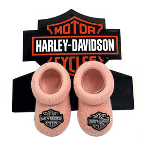 s700-9329 Harley KIDS GIRL BABY BOOTIE SOCK LT PINK Fits 0-3mths s700-9329 s700-9329