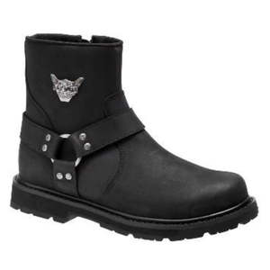 Harley wo-d93491 Harley BOOT MENS RAMBERT 7`` ZIP UP BLK wo-d93491