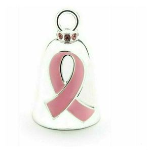 hg62002 Harley HAIR GLOVE PINK RIBBON CANCER AWARENESS BELL hg62002
