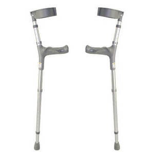 Coopers Double Adjustable Comfy Elbow Crutches