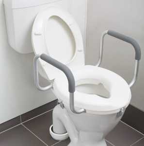 Products: Raised Toilet Seat With Armrests – 2 or 4″