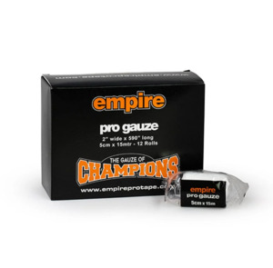 Mma And Kickboxing Training Equipment: Empire Pro Gauze - 12 Rolls - 5cm x 15mtr