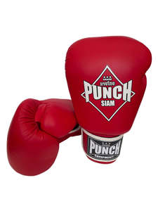 Mma And Kickboxing Training Equipment: SIAM PUNCH LEATHER MUAY THAI GLOVES