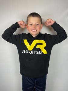 Auckland Mma Equipment: Kids VR Jiu Jitsu Hoodie - Black
