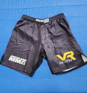 Auckland Mma Equipment: AMMA VR Black MMA Shorts