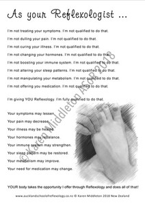 Products: A Reflexologists Poem ASoR