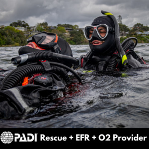 Recreational Courses: PADI Rescue Diver + EFR (First Aid) + Emergency Oxygen Provider