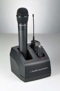 Instrument Microphones Copy: ATWCHG2 Two slot battery charger - T220a/T210a Transmitters