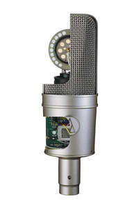 Studio Broadcast Microphones: AT4047SV Studio Mic+Mount Side Address Condenser Cardioid