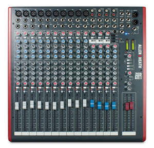 Analogue Mixers: ZED18 19" Rack Mixer 10 Mono+4 Stereo 4 Aux USB Interface