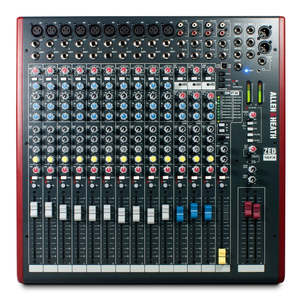 ZED16FX 19" Rack Mixer 10 Mono+3 Stereo 3 Aux USB + FX