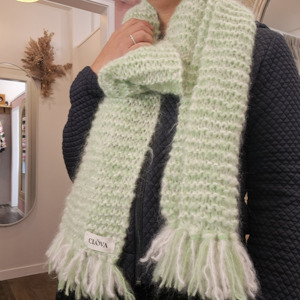 Clova - Handknit NZ Mohair Scarf