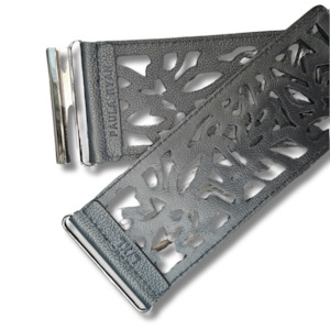 Paula Ryan - Black Waist Belt - Size L/XL