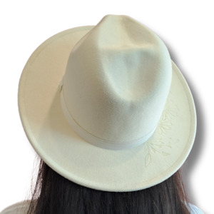 Hats Preloved Designer Hat Beanies Sunhat: A Little Singed - Cream Hat