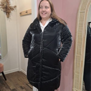 Coats Jackets: Foil - Major Tom Puffer Jacket - Size 18