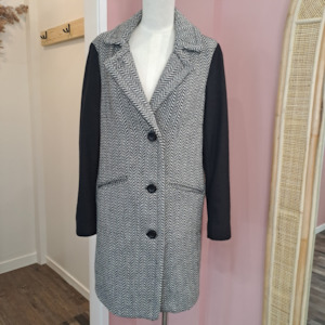 Noa Noa - Herringbone Coat - Size S