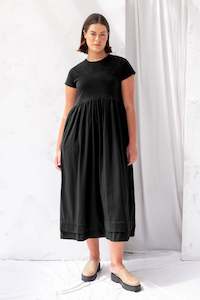 Recreate Label: ReCreate - Dune Dress In Black - Sizes 8-16