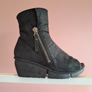 Trippen -Open Toe Wedge Bootie - Size 40/9