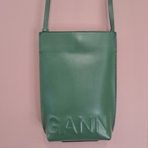 Bags: Ganni - Recycled Leather Phone Bag