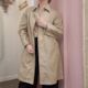 Assembly Label - Tan Cotton Coat - Size XS