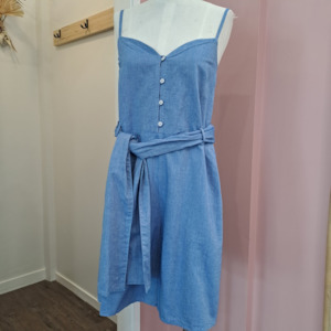 Kowtow - Insight Chambray Playsuit - Size XXS