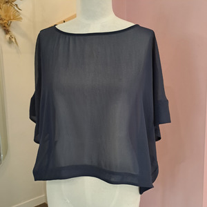 Tops Blousetop Designerblouse Designertshirtswomen: Moochi - Follow Crop Top - Size S/M