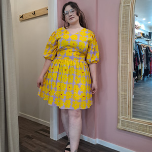 Thing Thing - Tropicana Pip Dress - Size 16 - BNWT