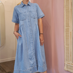 Maye - Montana Denim Shirtdress - Size M - BNWT