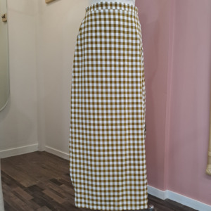 Skirts: Kilt - Olive Check Suzie Skirt - Size 8