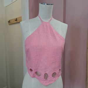 Tops Blousetop Designerblouse Designertshirtswomen: The Wolf Gang - Del Mar Halter Top - Size  L - BNWT