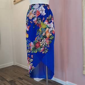 Skirts: Augustine - Ocean Flower Wrap Skirt - Size M - BNWT