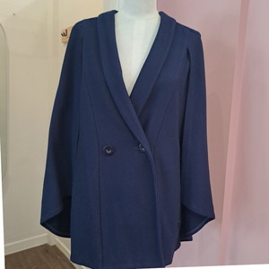 Kilt - Wool Blend Cape Jacket - Size S