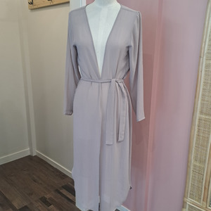 All Clothing: Harrie & Sam - Stone Grey Duster - Size S