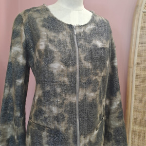 Pearl - Woven Metallic Jacket - Size 8