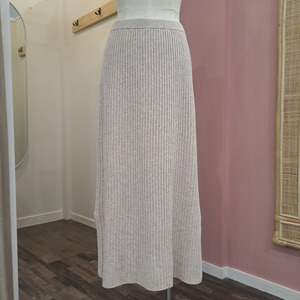 Skirts: Assembly Label - Wool / Cashmere Rib Skirt - Size 12