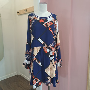 Dresses: Charlo - Navy Floral Dress - Size 12