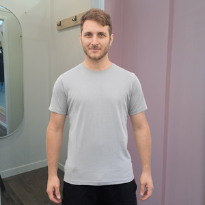 Organic Pima Cotton T-Shirt - Men's Steel - Size M-L
