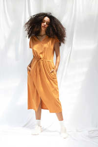 ReCreate - Converse Dress in Papaya - Sizes 10 -12 - BNWT