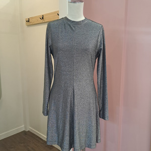 Dresses: Me + Em - Pleat Panel Metallic Dress - Size 12 - BNWT