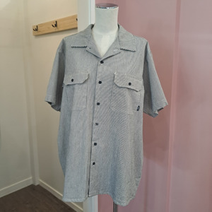 Size 10: Thrills - Stripe Cotton Shirt - Size S